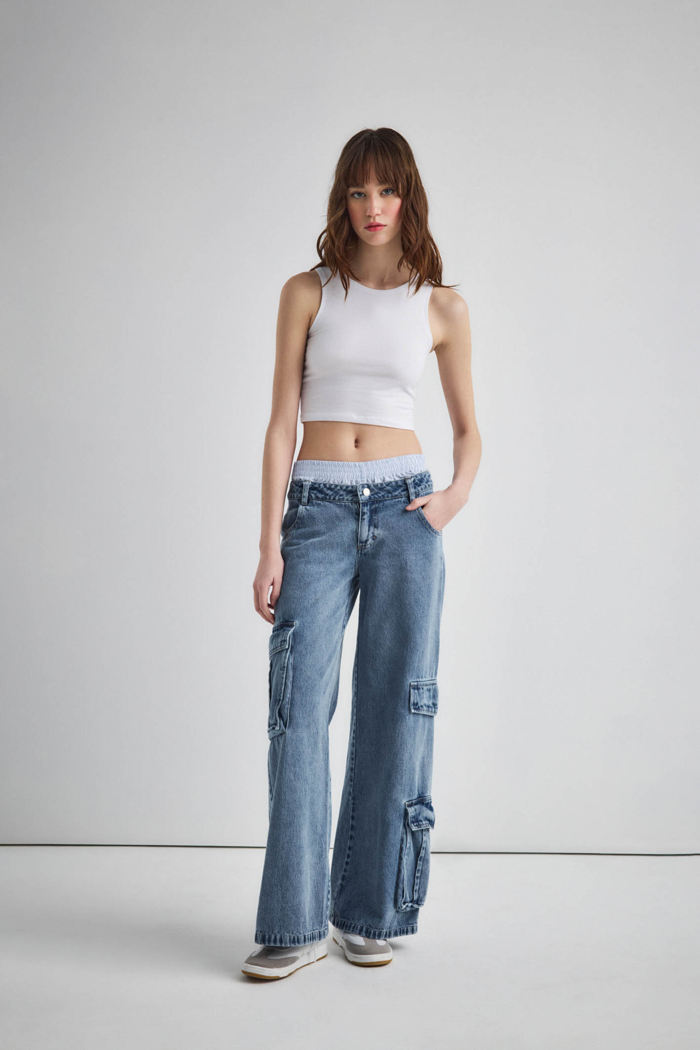 JEAN WIDE LEG CLEO 