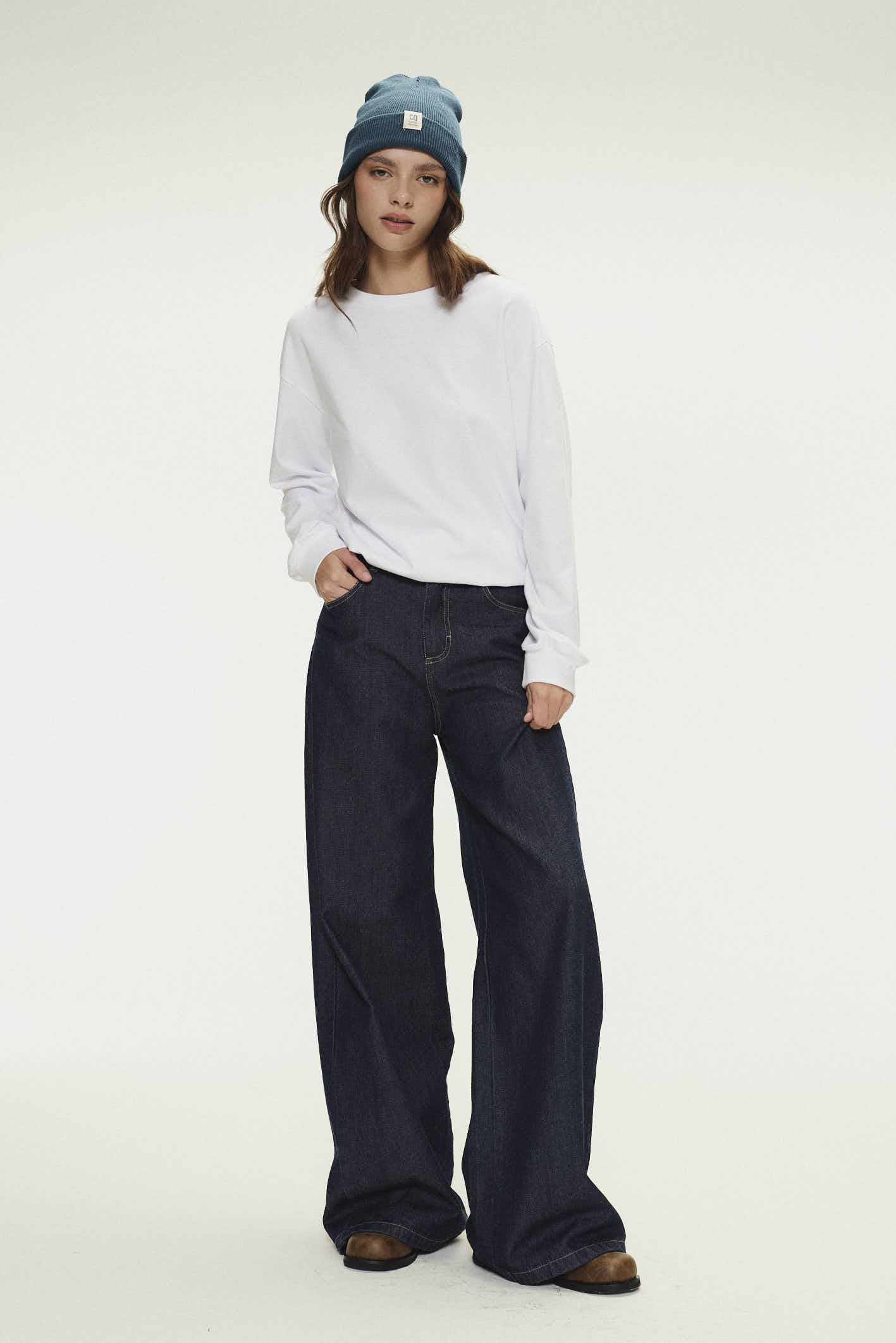 Jean Wide Leg Monaco