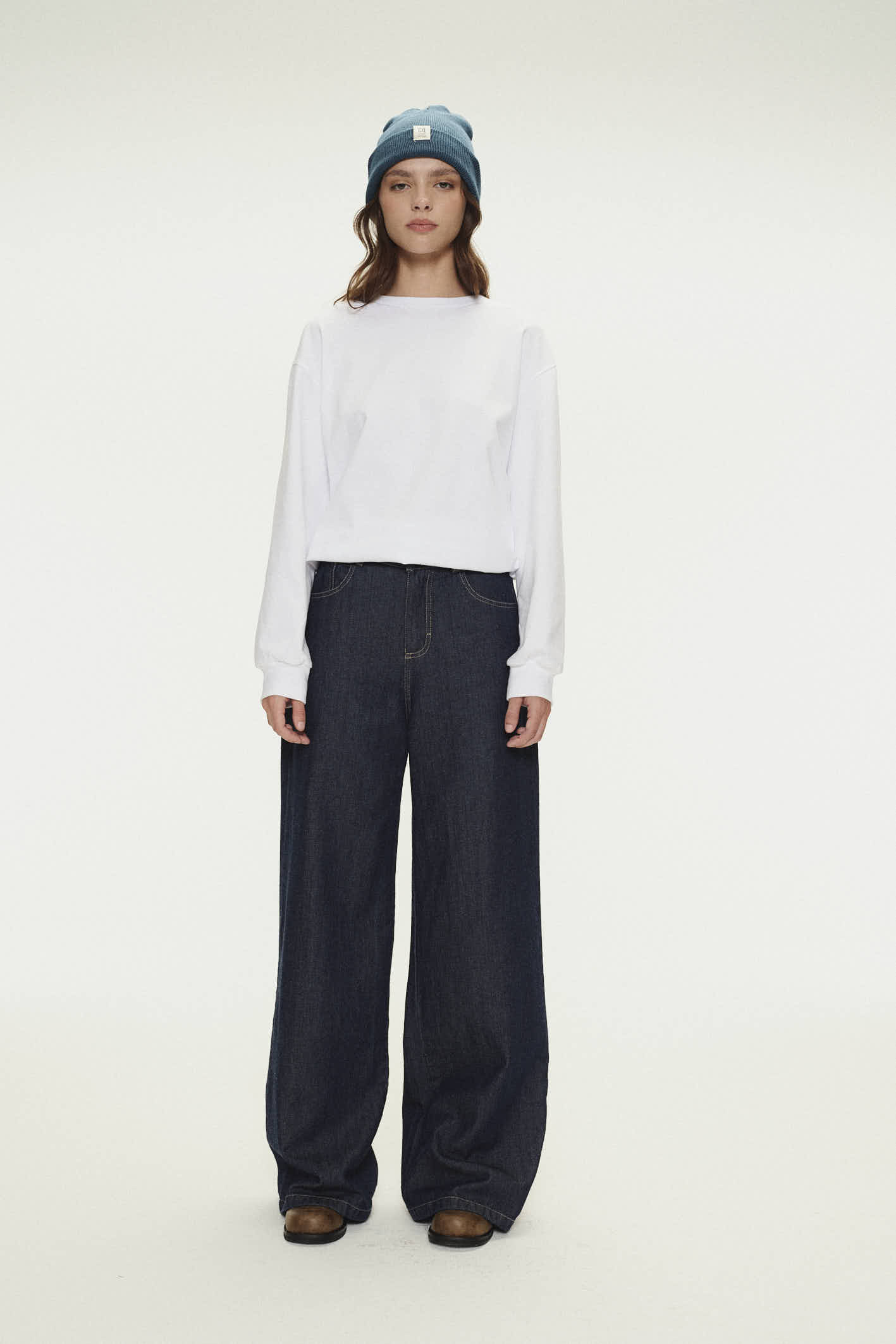 Jean Wide Leg Monaco